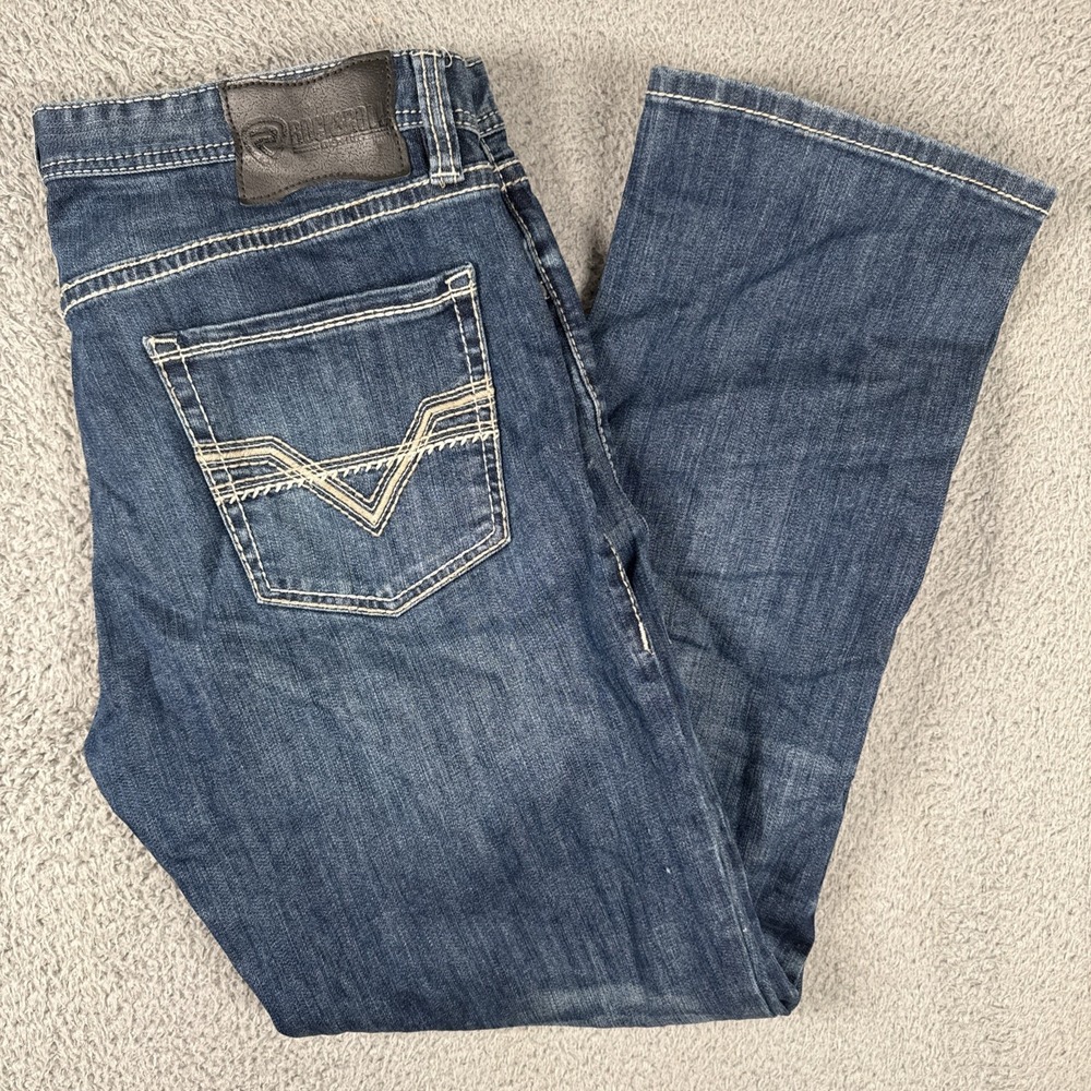 Rock and Roll Jeans Mens 38x32 Revolver Slim Straight Boot Cut Causal